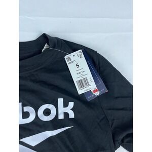 Reebok Women's Black RI BL Tee T Shirt Size S New With Tags Athletic Logo‎